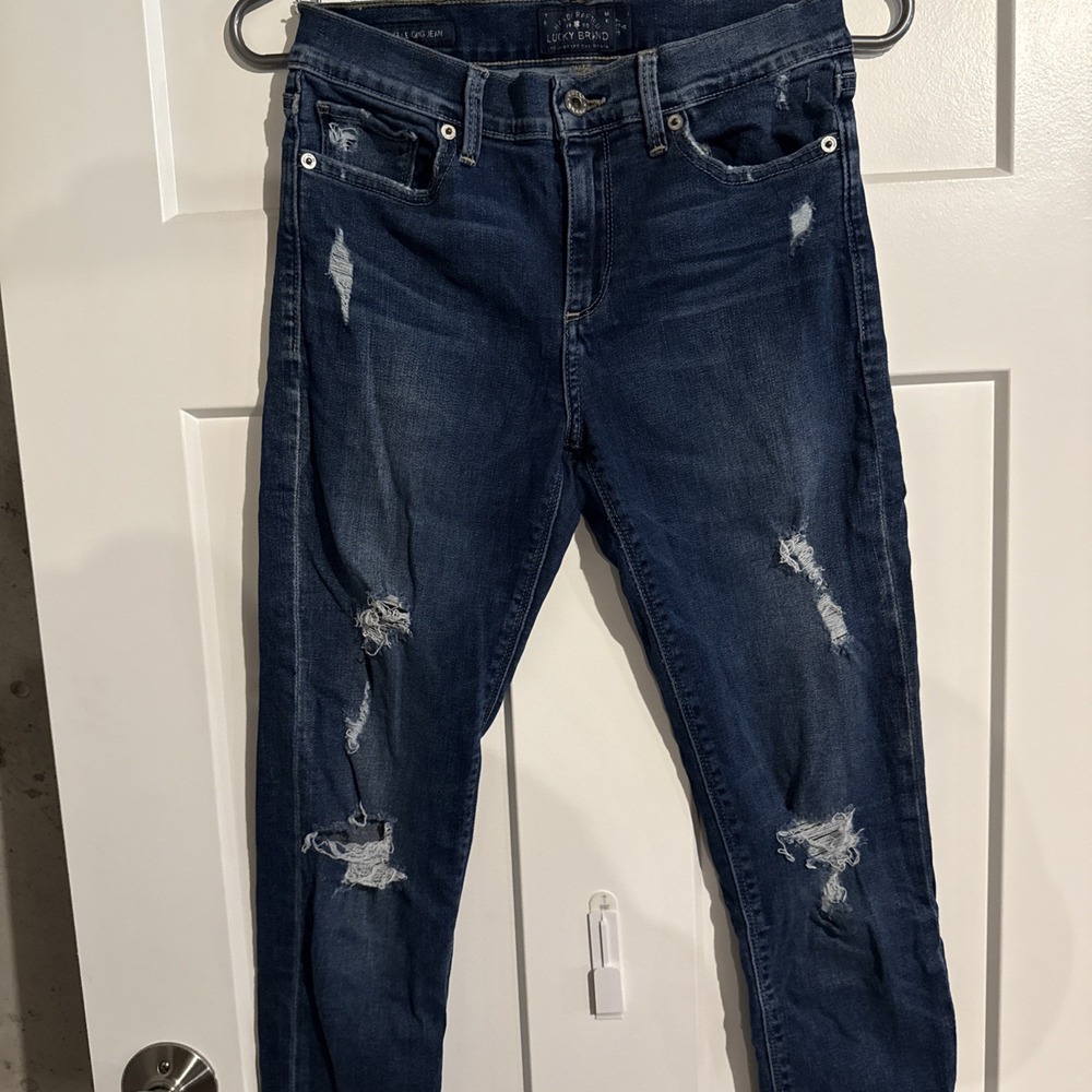 Lucky Brand Women's Jeans Brooke Legging Distressed Women's Size 4/27 Stretch